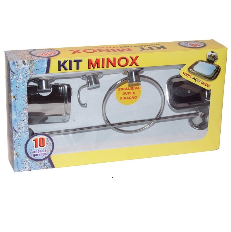 Kit Banheiro Minox 5 Peças – Cod: 5037