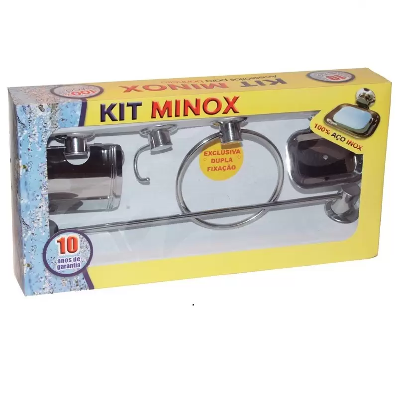 Kit Banheiro Minox 5 Peças – Cod: 5037