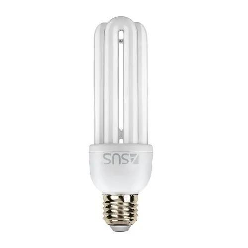 Lampada Fluorescente Eletrônica Asus 15W 3 U Branca – 127v – Cod. 25418